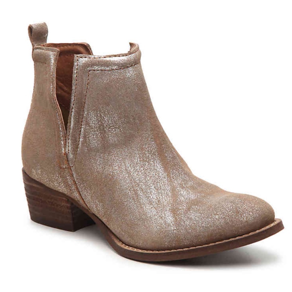 Diba booties sparkly tan
